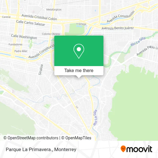 Parque La Primavera. map