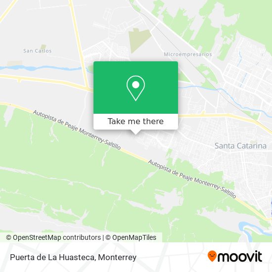 Mapa de Puerta de La Huasteca