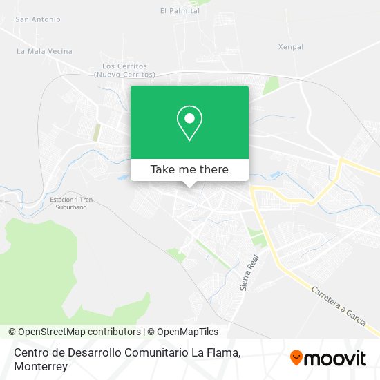 Centro de Desarrollo Comunitario La Flama map