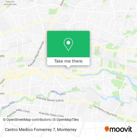 Mapa de Centro Medico Fomerrey 7