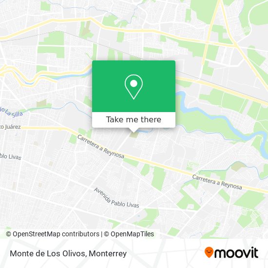 Mapa de Monte de Los Olivos
