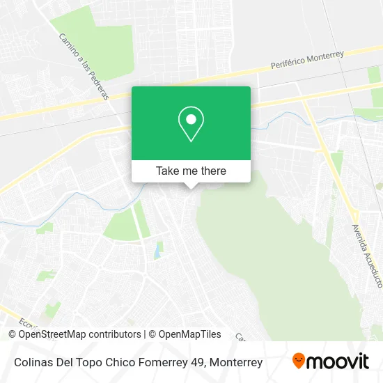Colinas Del Topo Chico Fomerrey 49 map
