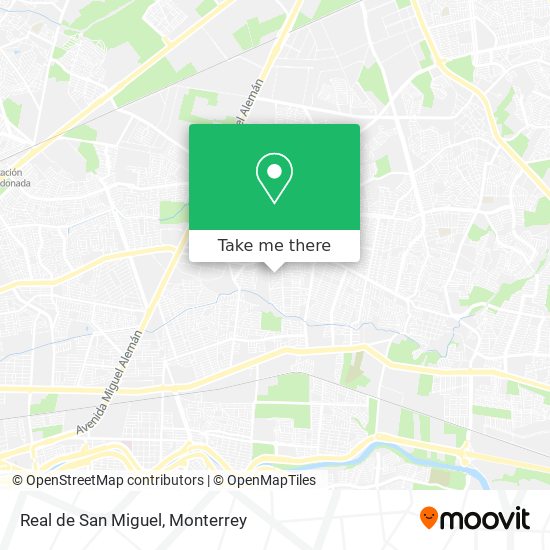 Mapa de Real de San Miguel