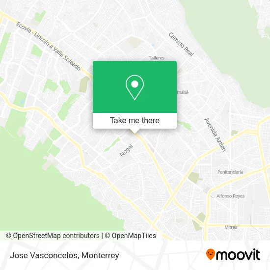 Mapa de Jose Vasconcelos