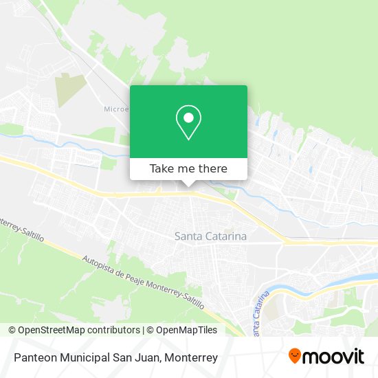 Mapa de Panteon Municipal San Juan