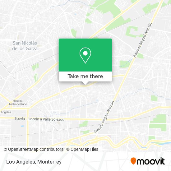 Los Angeles map