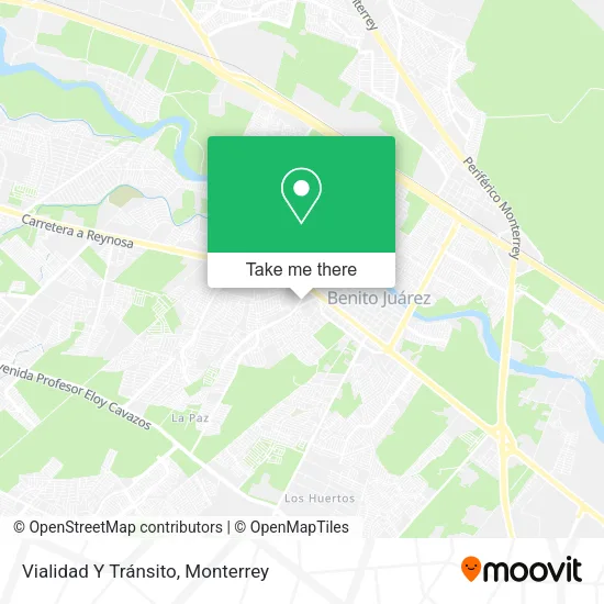Vialidad Y Tránsito map