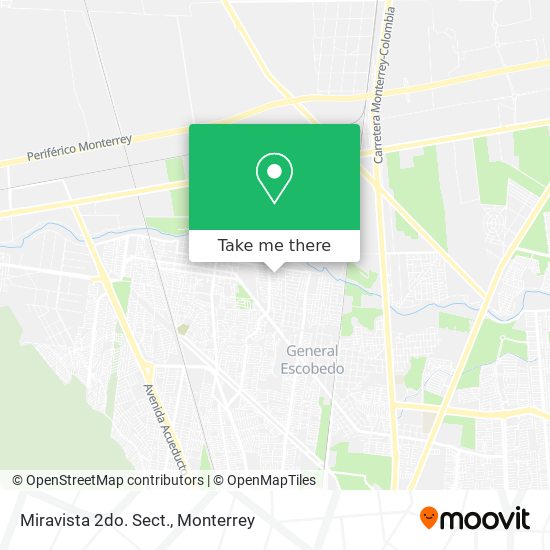 Mapa de Miravista 2do. Sect.