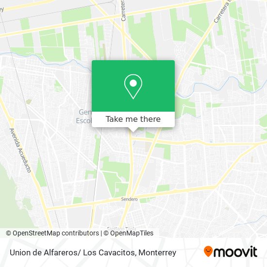 Union de Alfareros/ Los Cavacitos map