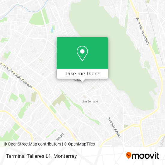 Terminal Talleres L1 map