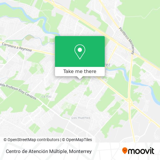 Centro de Atención Múltiple map