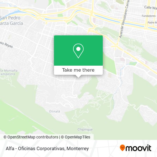 Mapa de Alfa - Oficinas Corporativas