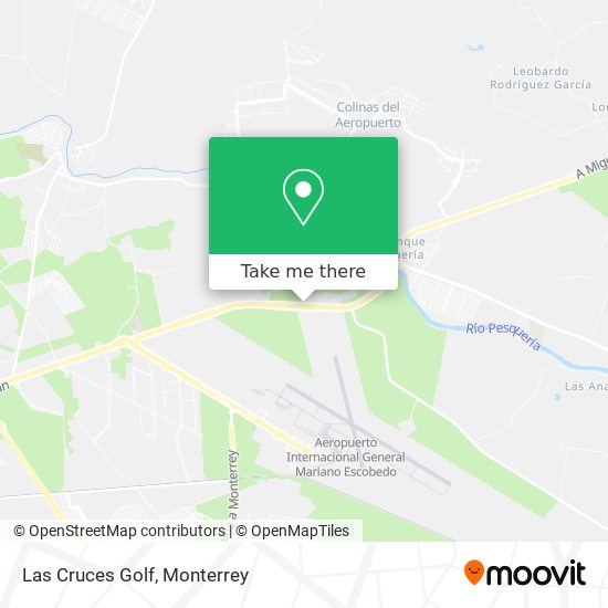 Mapa de Las Cruces Golf
