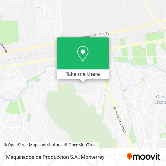 Mapa de Maquinados de Produccion S.A.