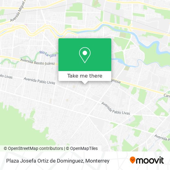 Plaza Josefa Ortiz de Dominguez map