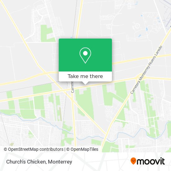 Mapa de Church's Chicken