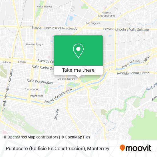 Puntacero (Edificio En Construcción) map