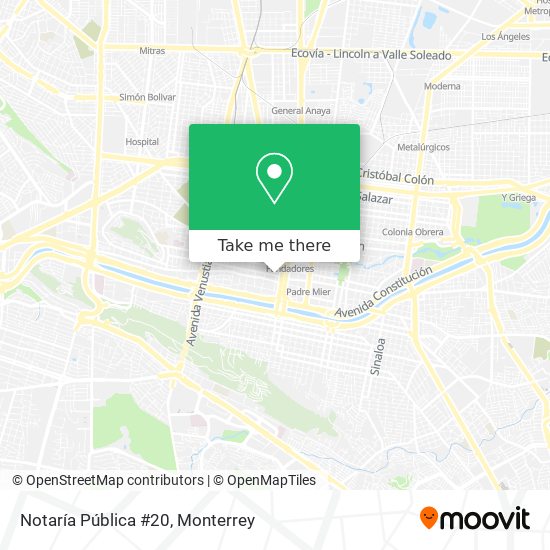 Mapa de Notaría Pública #20