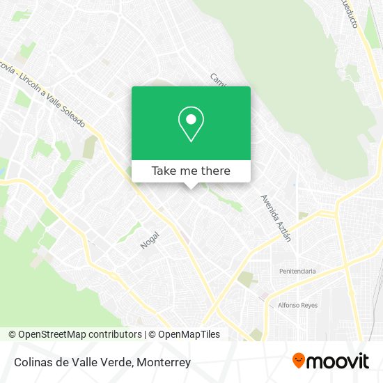 Mapa de Colinas de Valle Verde