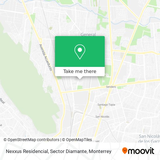 Nexxus Residencial, Sector Diamante map