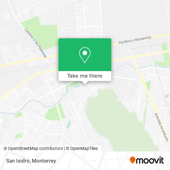 How to get to San Isidro in Monterrey by Bus?