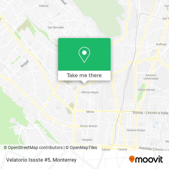 Mapa de Velatorio Issste #5
