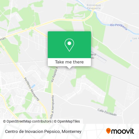 Centro de Inovacion Pepsico map