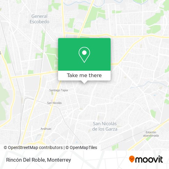 Rincón Del Roble map