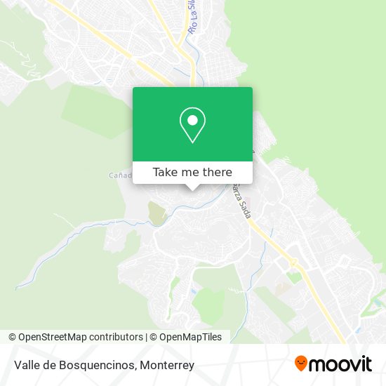 Valle de Bosquencinos map