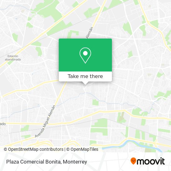 Mapa de Plaza Comercial Bonita
