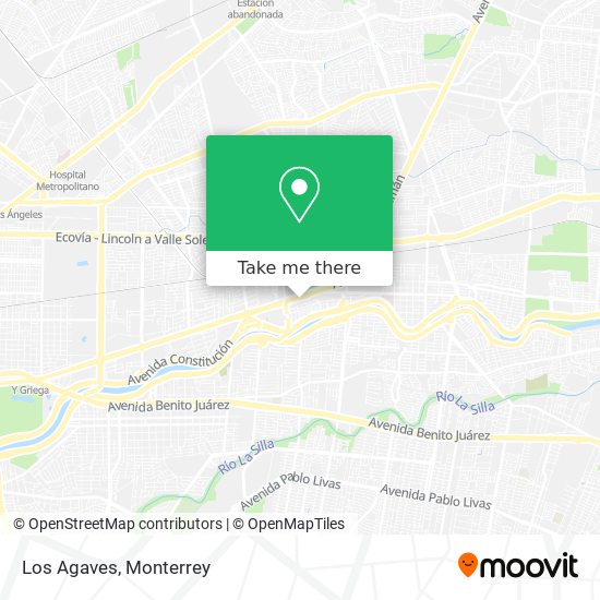 Mapa de Los Agaves