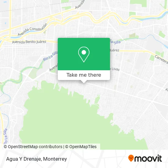 Agua Y Drenaje map