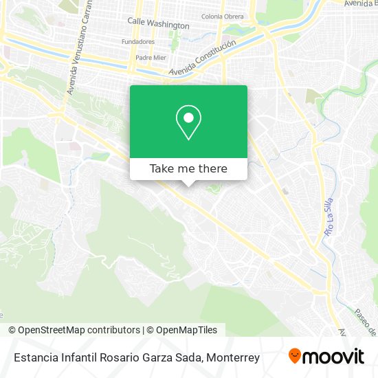 Estancia Infantil Rosario Garza Sada map