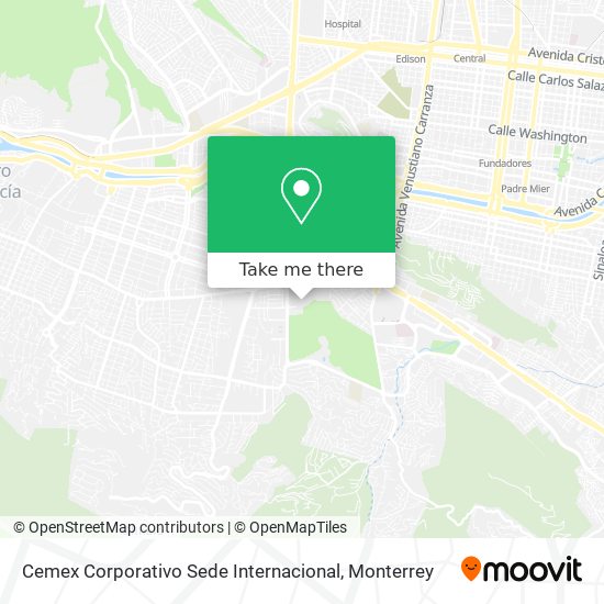 Cemex Corporativo Sede Internacional map