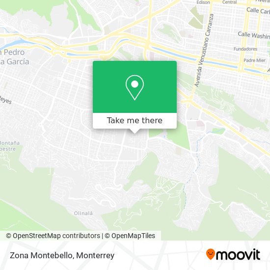 Mapa de Zona Montebello