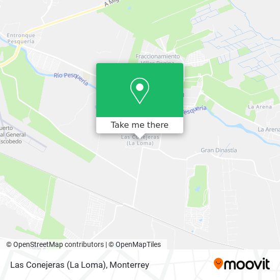 Las Conejeras (La Loma) map