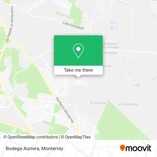 Bodega Aurrera map