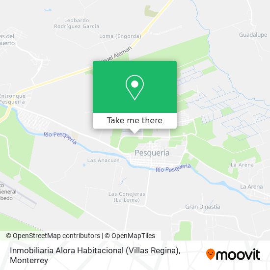 Mapa de Inmobiliaria Alora Habitacional (Villas Regina)
