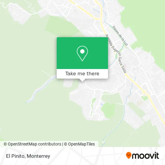 El Pinito map