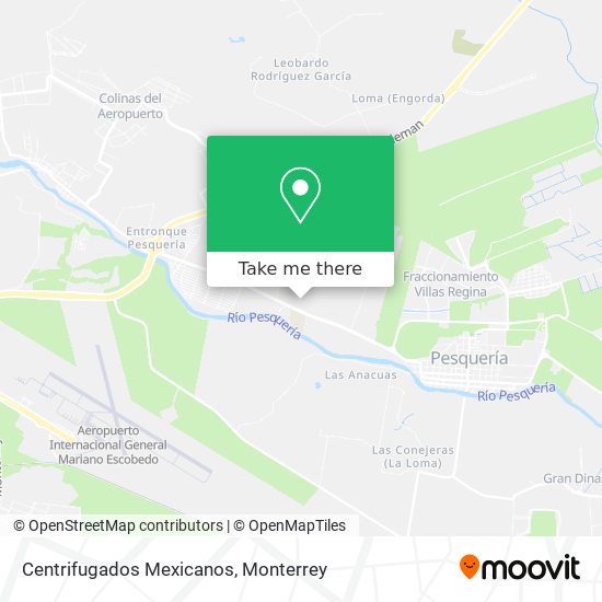 Mapa de Centrifugados Mexicanos