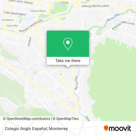 Mapa de Colegio Anglo Español