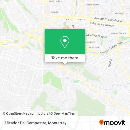 Mapa de Mirador Del Campestre