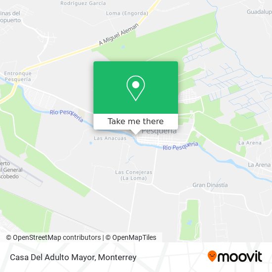 Casa Del Adulto Mayor map