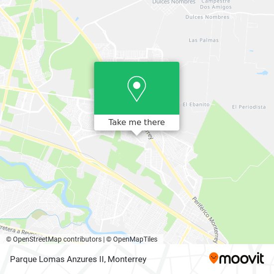 Parque Lomas Anzures II map