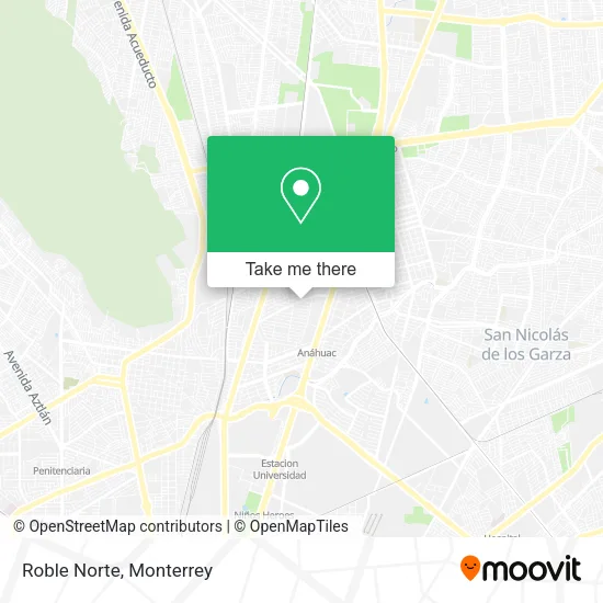 Mapa de Roble Norte