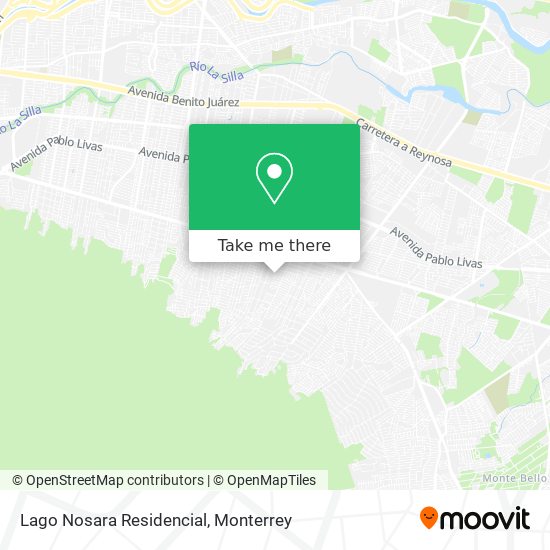 Lago Nosara Residencial map