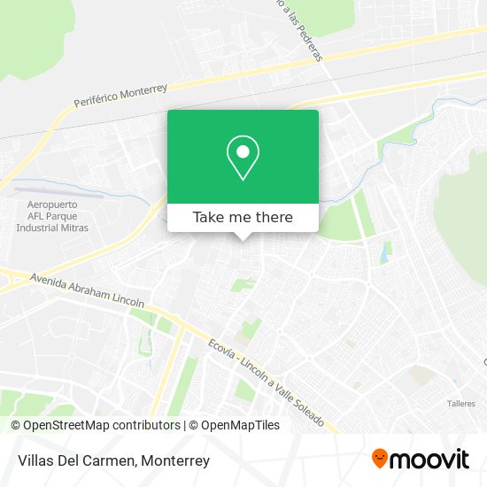 Mapa de Villas Del Carmen