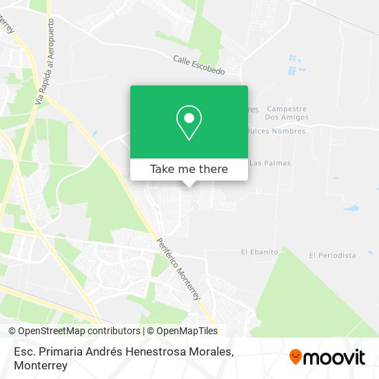 Esc. Primaria Andrés Henestrosa Morales map
