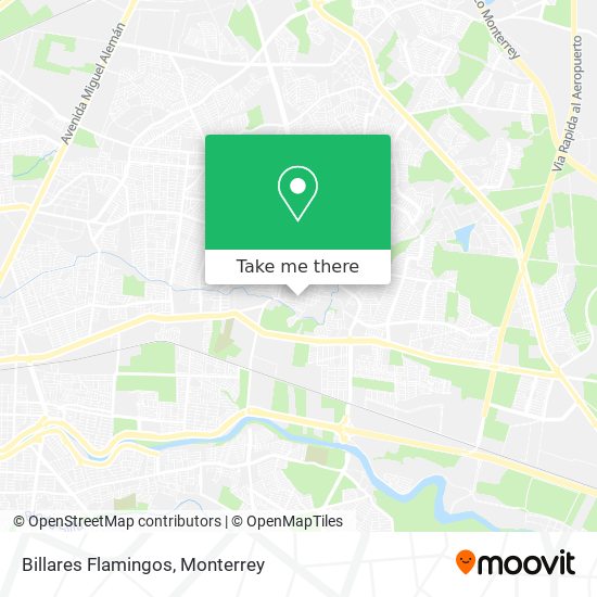 Mapa de Billares Flamingos