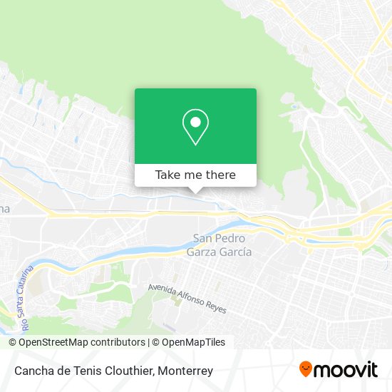 Cancha de Tenis Clouthier map
